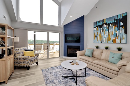 Lake View Living Room