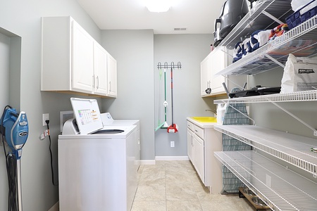 Laundry room off the kitchen