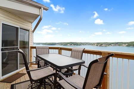 Lake Front Patio View