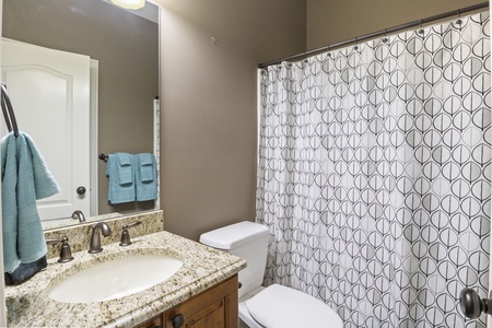 Full bathroom attached to Bunk room