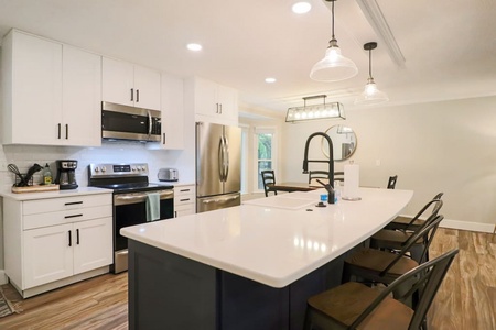 Fully stocked kitchen