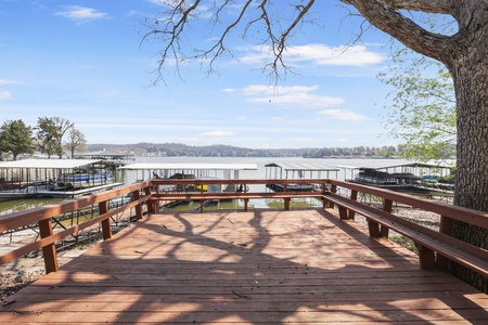 Step onto your private lakefront deck and breathe in the tranquil water views framed by gentle tree shade.