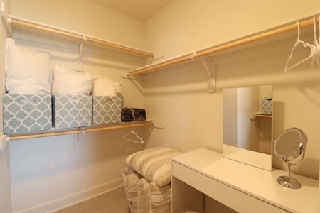 Master Bedroom with walk in closet