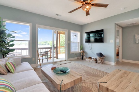 Lower level living room