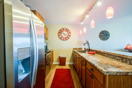 Full kitchen- stocked with utensils~ cups and plates