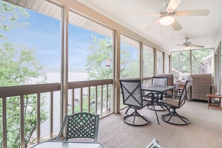 Large screened in patio on the top floor!