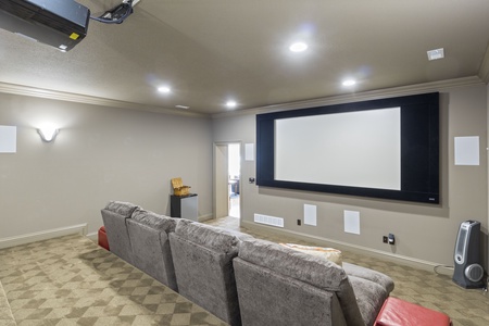 Private MOVIE THEATER!