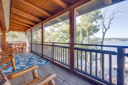 Upstairs Deck with Lake View
