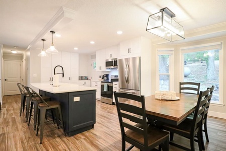 Kitchen and dinning area