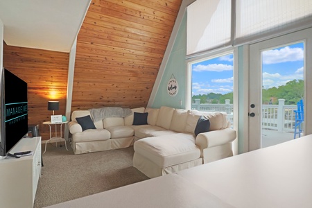 Living Room with Lake View