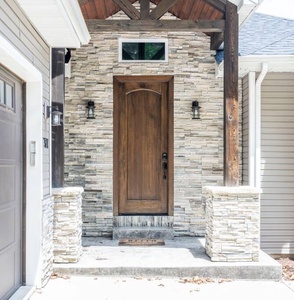 Front door from outside of the house