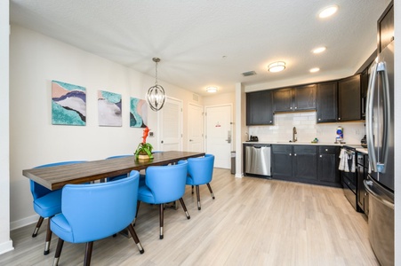 Dining Table and Open Kitchen