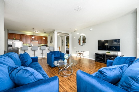 Living Room and Breakfast Bar