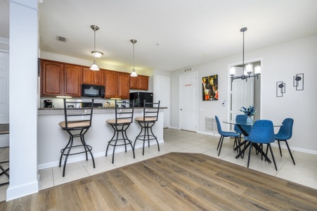 Breakfast Bar and Dining Table