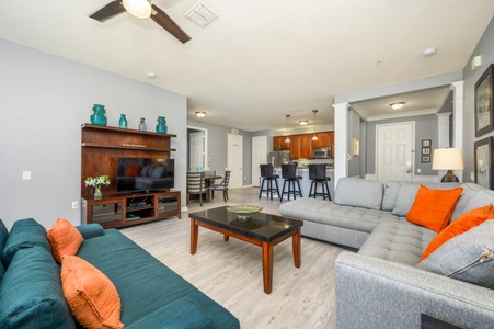 Living Room and Breakfast Bar