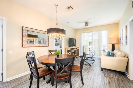 Dining Table and Living Room