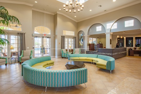 Clubhouse Lobby and 24 Hour Service Desk - Vista Cay Resort Direct
