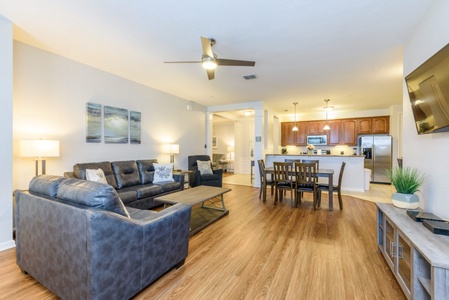 Living Room and Dining Table