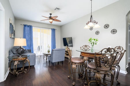 Dining Table and Living Room