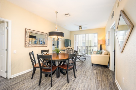 Dining Table and Living Room