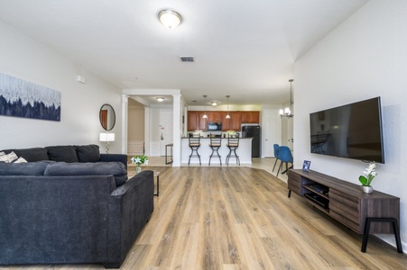 Living Room and Breakfast Bar