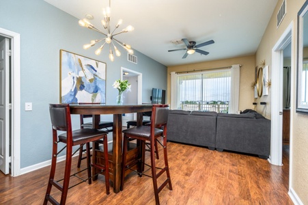 Dining Table and Living Room