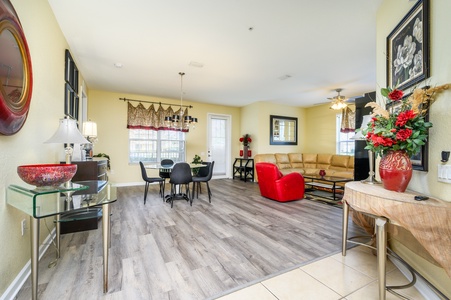 Living Room and Dining Area