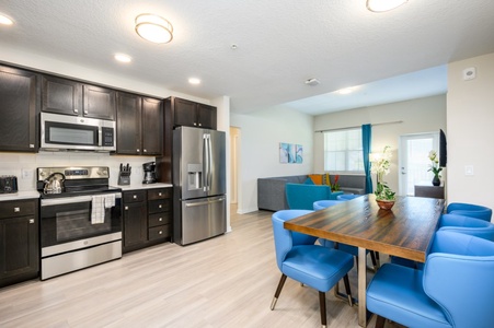 Dining Table and Open Kitchen