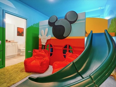 Mickey Mouse Room with Bunk Beds