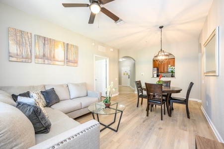 Living Room and Dining Table