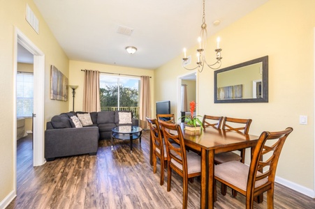 Dining Table and Living Room