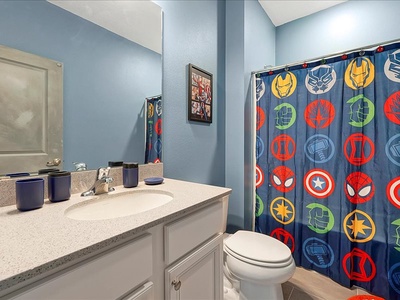 Marvel Themed Bathroom