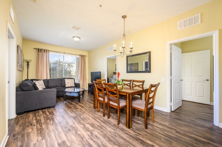 Dining Table and Living Room