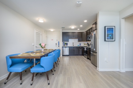 Dining Table and Open Kitchen