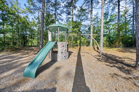 Spend hours sliding, swinging, and rock climbing