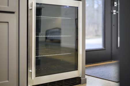 Wine refrigerator in the kitchen to chill your favorite bottle