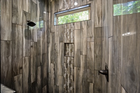 Modern luxury shower.