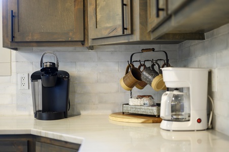 Keurig K-cup and drip coffee pots available