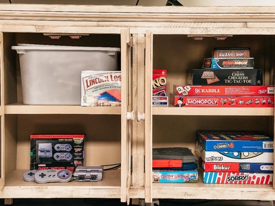 Selection of games for family game night