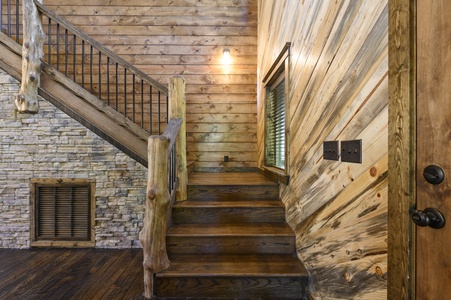 Beautiful natural wood elements throughout the home