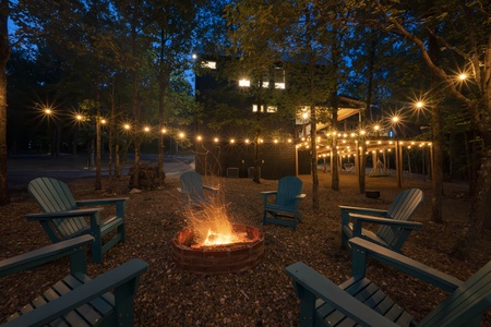 The perfect place to end the day roasting marshmallows