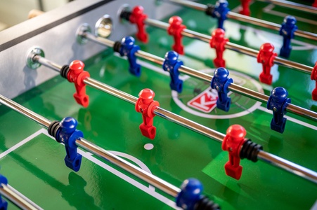 Up for a friendly game of foosball?