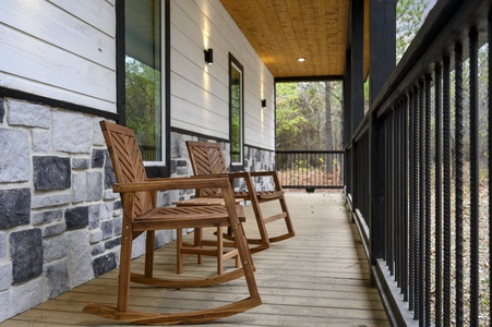 Front porch rocking chairs