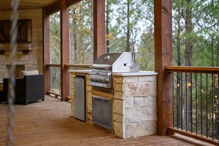 Grilling station for all the wonderful meals