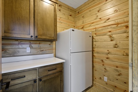 Additional refrigerator and freezer space available