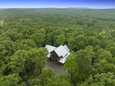 Cabin sits on nearly 3 acres of peaceful woods