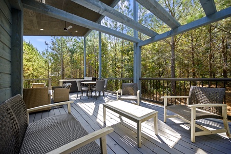 Outdoor living and entertaining area