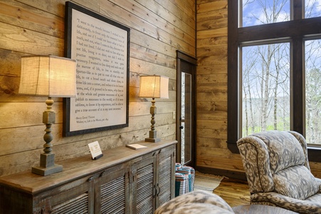 Literary inspiration abounds in this charming home