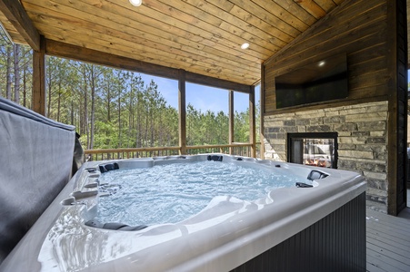 Relaxing soak in the hot tub?  You've earned it!