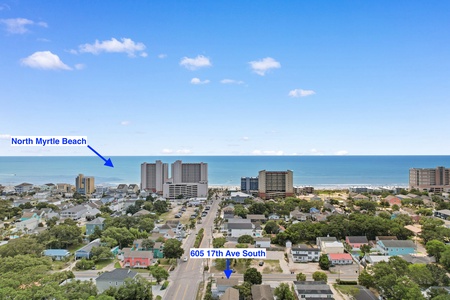 Enjoy Crescent Beach - known for the widest section of beach in North Myrtle Beach